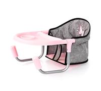Bayer Design 65933AA Asiento de Mesa para muñecas, Asiento con Bandeja integrada, para muñecos de hasta 46 cm