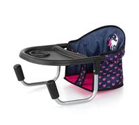 Bayer Design 65954AA Asiento de mesa para muñecas, asiento con bandeja integrada, para muñecos de hasta 46 cm