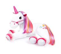 Bayer Design 69536AA Peluche Juguete Unicornio con luz y Sonido, Interactivo