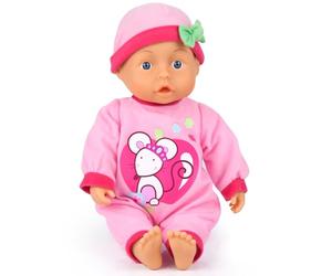 Bayer Design 9286600 28 cm primeras palabras bebé con 12 sonidos muñeca de función , color/modelo surtido