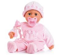 Bayer Design 93824CK Interactive baby doll, talking, soft body, sleeping eyes, c