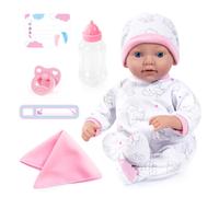Bayer Design 93827AB Reborn baby doll, realistic, lifelike, new born, with dummy