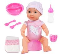Bayer Design - Muñeca bebé Piccolina Recién nacido - Hace pipí - 40 cm - Rosa
