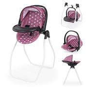 Bayer Design Accesorios para muñecos Set 4 en 1, Trona, portabebés