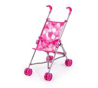 Bayer Design- Buggy para muñecas, plegable, con cintura, Color rosa con muestreos (30541AA)
