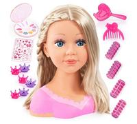 Bayer Design - Charlene Super Model, Busto muñeca para peinar y maquillar con accesorios, color/modelo surtido (B2890088)
