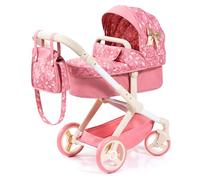 Bayer Design Cochecito de muñeca Combi Xeo, Bolsa, Convertible | carro para muñecos, regulable en altura