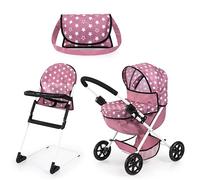 Bayer Design Cochecito de muñeca Cosy, Plegable, Manillar Suave, Bolsa