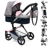 Bayer Design Cochecito para muñecas Neo Vario, Carrito, Bolsa, Convertible