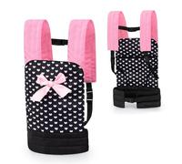 Bayer Design Design-62260AA 62260AA Porta muñecas, Delantera y traseraen, Correas Acolchadas, Negro, Rosa, Color, Talla única