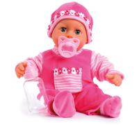 Bayer Design Design-93825AA 93825AA Muñeca, Habla 24 Sonidos de bebé, con Chupet