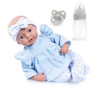 Bayer Design Muñeca bebé de Verdad Reborn, Realista, 38 cm, Chupete | biberón - muñeco para niñas y niños