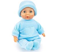 Bayer Design Muñeca bebé My First Baby, Cuerpo Blando, Ojos Que cierran | para niños y niñas, Azul, 28 cm