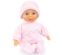 Bayer Design Muñeca bebé My First Baby, Cuerpo Blando, Ojos Que cierran | para niños y niñas, Rosa, 28cm
