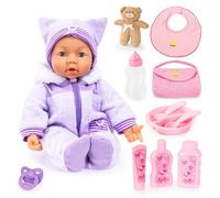 Bayer Design - Muñeca bebé Piccolina Magic Eyes con cuerpo blando (94694AA) , color/modelo surtido