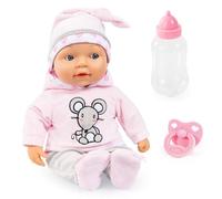 Bayer Design Muñeca Lisa Ojos Mágicos, Interactivo muñeco, Chupete,biberón