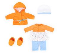 Bayer Design Ropa para muñecas, Vestidos para muñecos, 5 Piezas,Accesorios