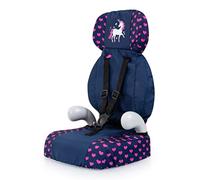 Bayer Design- Silla de Coche, Accesorios de Muñeca, Comcinturón, Moderno, Color Azul Comúnico Rnio y Corazones (67554Aa)