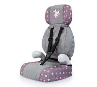 Asiento de coche de muñeca gris de lujo