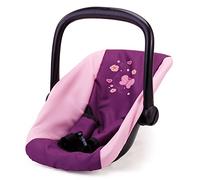 Bayer Design Silla de Coche para muñecas, Accesorios, Asiento para bebé de muñecos, Rosa, pùrpura