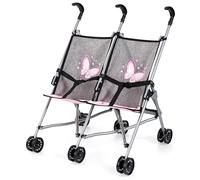 Bayer Design Sillita de Paseo para muñecas, Cochecito Doble
