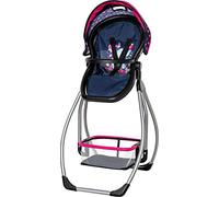 Bayer Design 63554AB Trona para muñecas con Bandeja de Comedor, Convertible en Cuna para muñecas, Accesorios para muñecas