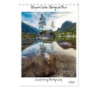 Bayerische Bergwelten (Tischkalender 2026 DIN A5 hoch), CALVENDO Monatskalender: Erinnerungen an meine Wanderungen in den bayerischen Alpen