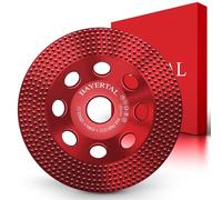 BAYERTAL® Plato de desbaste diamantado 125 mm - Para pintura de fachada, madera, recubrimientos epoxi y más - Copa diamantada 125 mm con recubrimiento de diamante al vacío