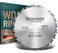 Bayerwald HM - Hoja de sierra circular, diámetro 750 mm x 4,5 mm x 30 mm, dentado plano largo (46 dientes) | cortes precisos, corte transversal/longitudinal en madera y maderas nobles