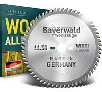 Bayerwald HM - Hoja de sierra circular para madera, diámetro de 254 mm x 2,8 mm x 30 mm, WZ negativo (80 dientes), para Metabo KGS 254, agujeros combinados