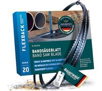 Bayerwald - Hoja de sierra de cinta de acero para herramientas (3380 x 6 x 0,5 x 6 mm, madera, metales no ferrosos, plástico, chapas finas/cinta de sierra apta para Elektra Beckum, Einhell, Metabo