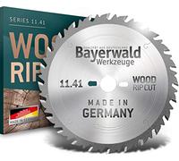 Bayerwald Werkzeuge - Hoja de sierra circular, 254 x 2.8/1.8 x 30 mm, FZ (18 dientes), para madera (blanda, dura, exótica, chapas)