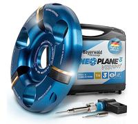 Bayerwald Werkzeuge NeoPlane - Disco de madera para amoladora angular - Disco madera Ø 100 mm - Dientes de carburo TiN intercambiables, larga vida útil