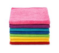 Vileda - Set de 8 bayetas Microfibras Colors- 30 x 30 cm- 8 unidades