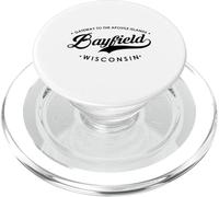 Bayfield WI Puerta de Entrada a Las Islas apóstoles para Hombres y Mujeres. PopSockets PopGrip para MagSafe