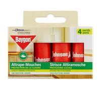 Baygon Rubans - Atrapamoscas (8semanas,) 4 unidades, El embalaje puede variar