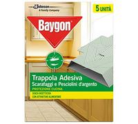 Baygon - Trampa adhesiva para cucarachas, protección de cocina, 62,5 g