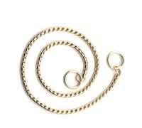 bayicie Collar de cadena para perro, correa de metal, resistente para perros de raza mediana y grande