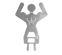 bayicie Divertido soporte para perros calientes para barbacoa, estante de salchichas de acero inoxidable, soporte portátil para asar al aire libre C