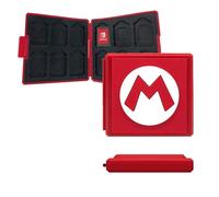 BAYINBROOK Estuche de Tarjetas de Juego para Nintendo Switch, Portátil Caja de Tarjeta de Juego Switch Soporte de Tarjeta de Juego, Gran Capacidad de 12 Ranuras (Red Mario)
