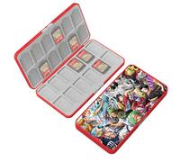 BAYINBROOK Switch Card Holder, Funda Juegos Switch, Caja Tarjetas de Juego, con 24 Ranuras para Tarjetas de Juego y 24 Ranuras para Tarjetas SD, Diseño Magnético, Forro de Silicona (A04)