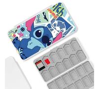 BAYINBROOK Switch Card Holder, Funda Juegos Switch, Portátil de Gran Capacidad, con 24 Ranuras para Tarjetas de Juego y 24 Ranuras para Tarjetas SD, Diseño Magnético, Forro de Silicona (D5)