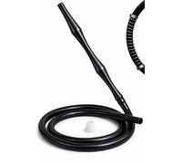 Bayli Manguera de Silicona para cachimba de 1,8m, con Boquilla y Adaptador para Hookah, Repuesto para Pipa de Agua, Juego de mangueras con Muelle de protección contra torceduras y Junta de Manguera