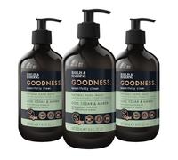 Baylis & Harding GRHWOCA Goodness Oud, Cedro y Ámbar, Lavado de Manos de 500 Ml, Paquete de 3, Apto para Veganos