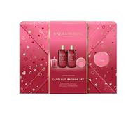 Baylis & Harding, Midnight Cherry - Juego de velas y cuidado personal (4 piezas)