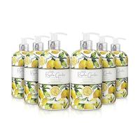 Baylis & Harding Royale Garden Limited Edition Lemon & Basil Hand Wash, 500 ml (paquete de 6), apto para veganos