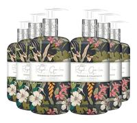 Baylis & Harding Royale Garden - Verbena y manzanilla, 500 ml, lavado de manos, paquete de 6, apto para veganos