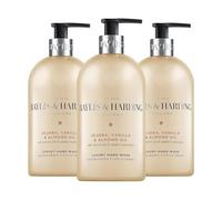 Baylis y Harding Jojoba Seda//Aceite de Almendras, lavar a mano, 500 ml, pack de 3