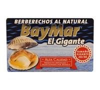 Baymar - Berberechos naturales El Gigant 20/30 unidades, 65 g, 9 unidades