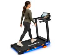 Baymate Cinta de Correr 10% Inclinación, 1-12 km/h, 3.0 CV, Carga 156 kg | Máquina de Correr para Gimnasio en Casa, Walking Pad, Cinta de Andar Plegable Silencioso con Pantalla LED para Casa y Oficina